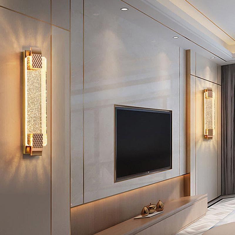 Metavaya Wall lamp Dia 10cm x H 40cm / ∅ 3.9″ x H 15.7″*2 / Gold / Warm Light Must Sconce 6938617813055 M2023110601-5
