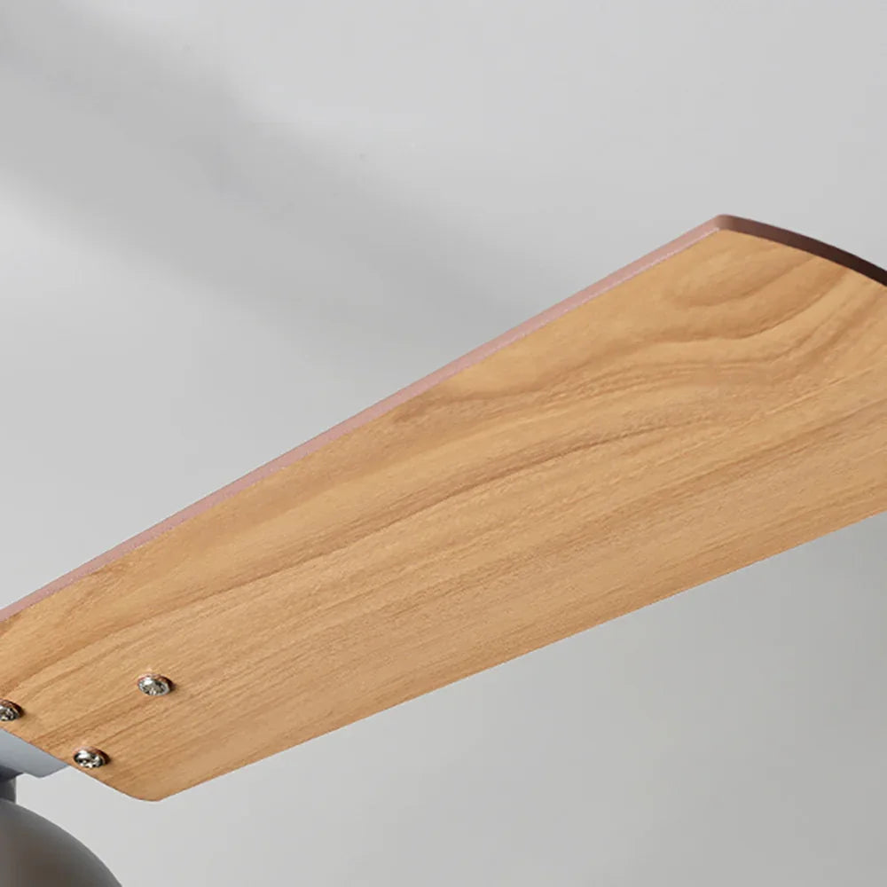 Nordic Industrial Blade Ceiling Fan Light - view 9 | Metavaya