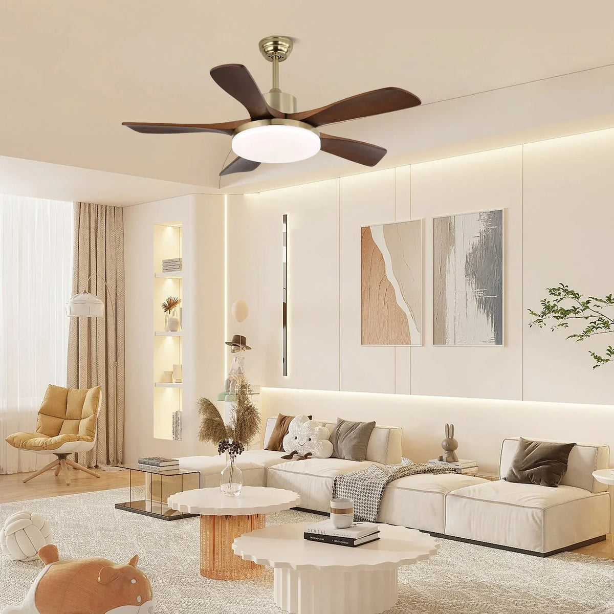 Nova Breeze Ceiling Fan Light - view 3 | Metavaya