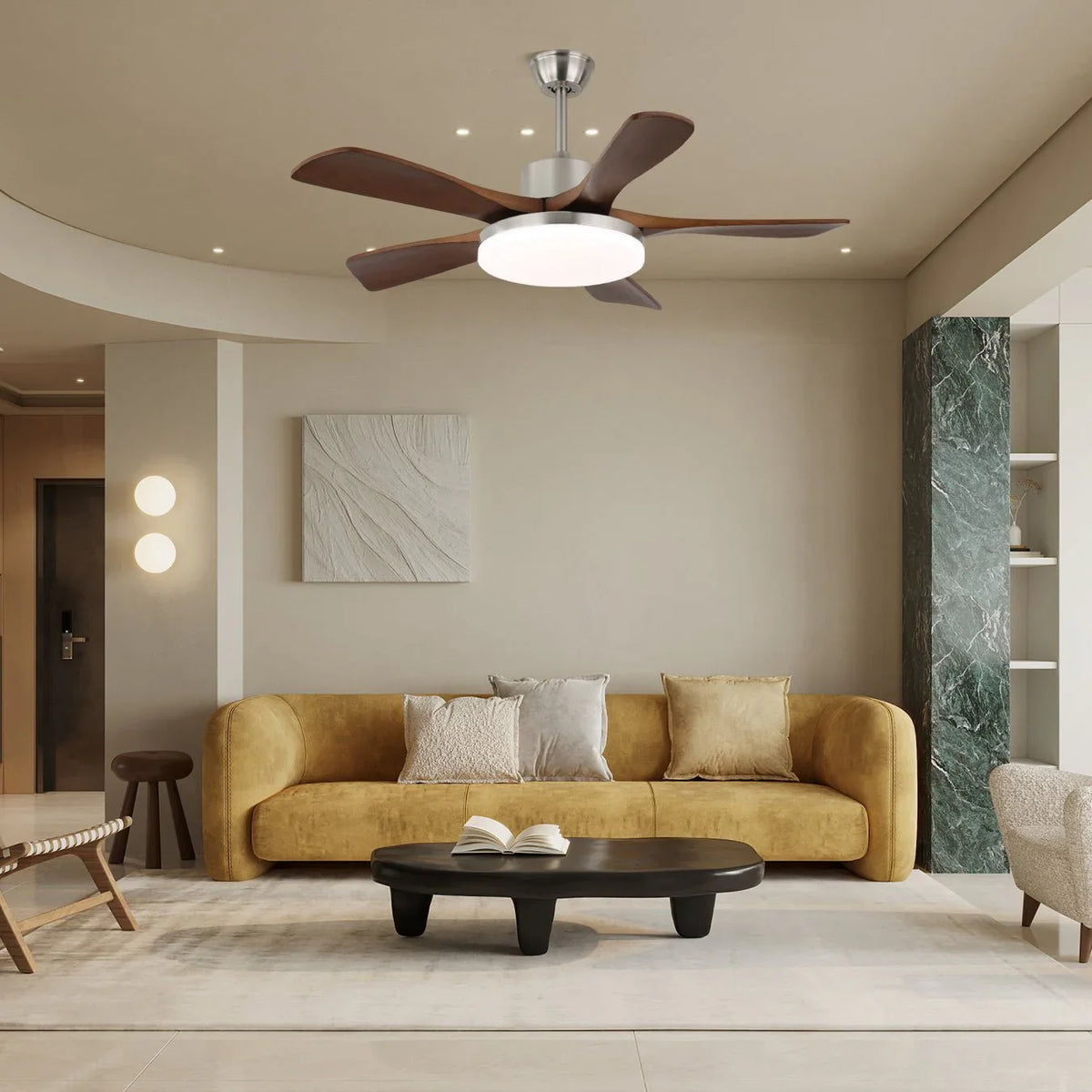 Nova Breeze Ceiling Fan Light - view 2 | Metavaya
