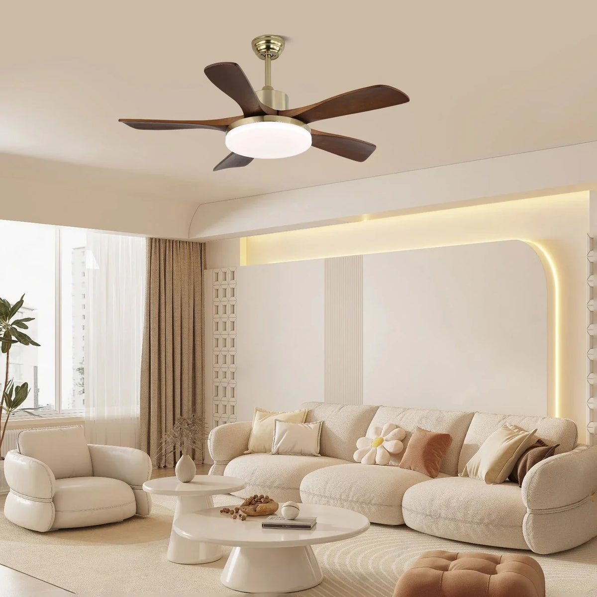 Nova Breeze Ceiling Fan Light - view 4 | Metavaya