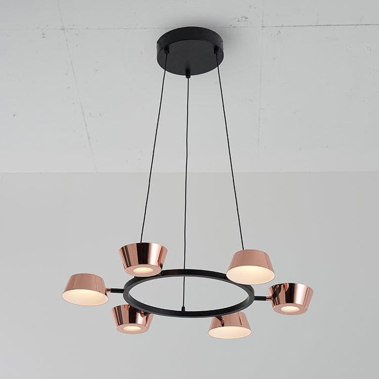 Metavaya Pendant light 6heads Dia 70cm x H 200cm / ∅ 31″ x H 78.7″ / Rose Gold / Warm White OLO PC4 Pendant Light 662668848099 M2023122703-2 OLO PC4 Pendant Light | Discount Sale