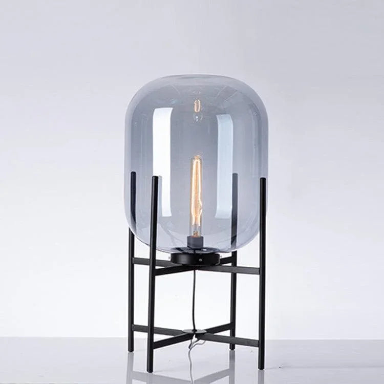 Metavaya Table lamp Dia 27.8cm x H 47cm / ∅ 10.9″ x H 18.5″ / Light Blue / US Plug Oda Table Lamp 662668902470 M2024010605-13 Oda Table Lamp | Discount Sale