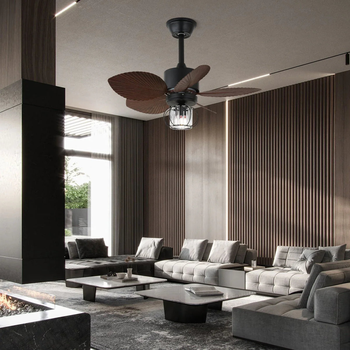 Oliver Gale Ceiling Fan Light - view 3 | Metavaya