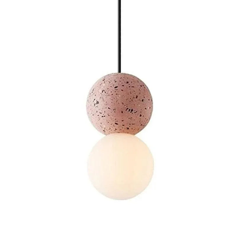 Metavaya Pendant lamp Dia 10cm x H 20cm / ∅ 3.9″ x H 7.8″ / Pink Origo Pendant Lamp 6938617787851 M20231002-3