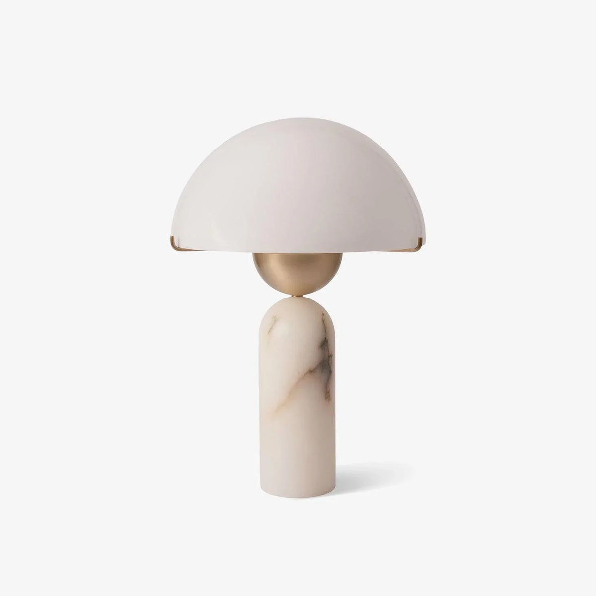 Peono Alabaster Dome Table Lamp - view 9 | Metavaya