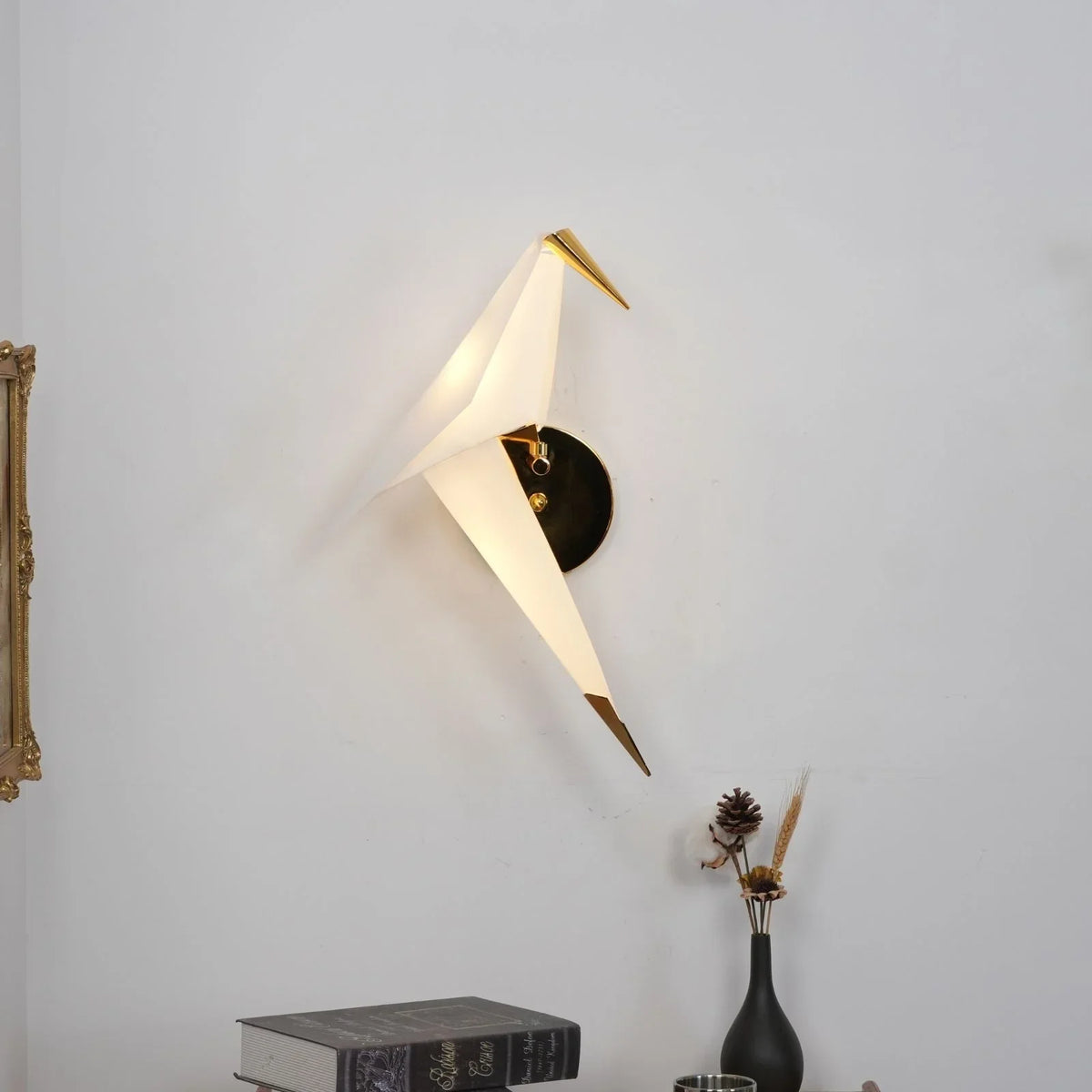 Perching Bird Wall Lamp - view 6 | Metavaya