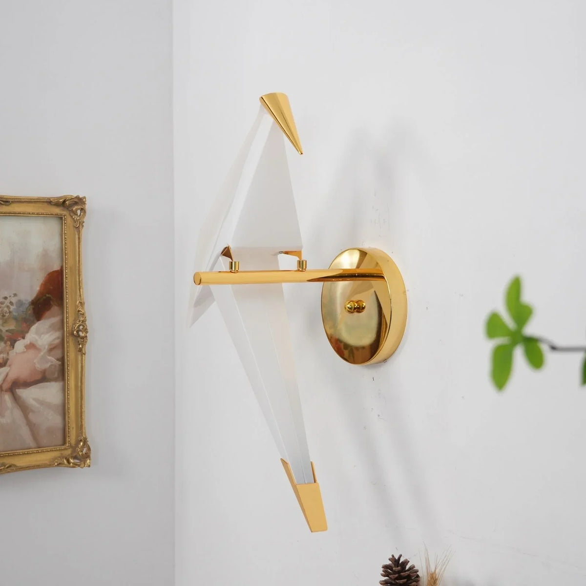 Perching Bird Wall Lamp - view 9 | Metavaya