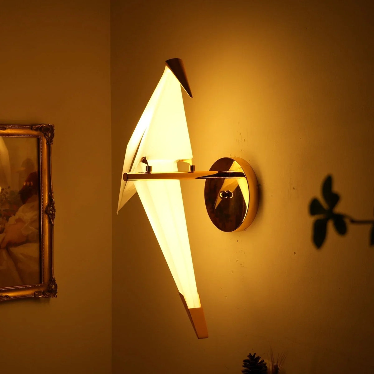 Perching Bird Wall Lamp - view 11 | Metavaya