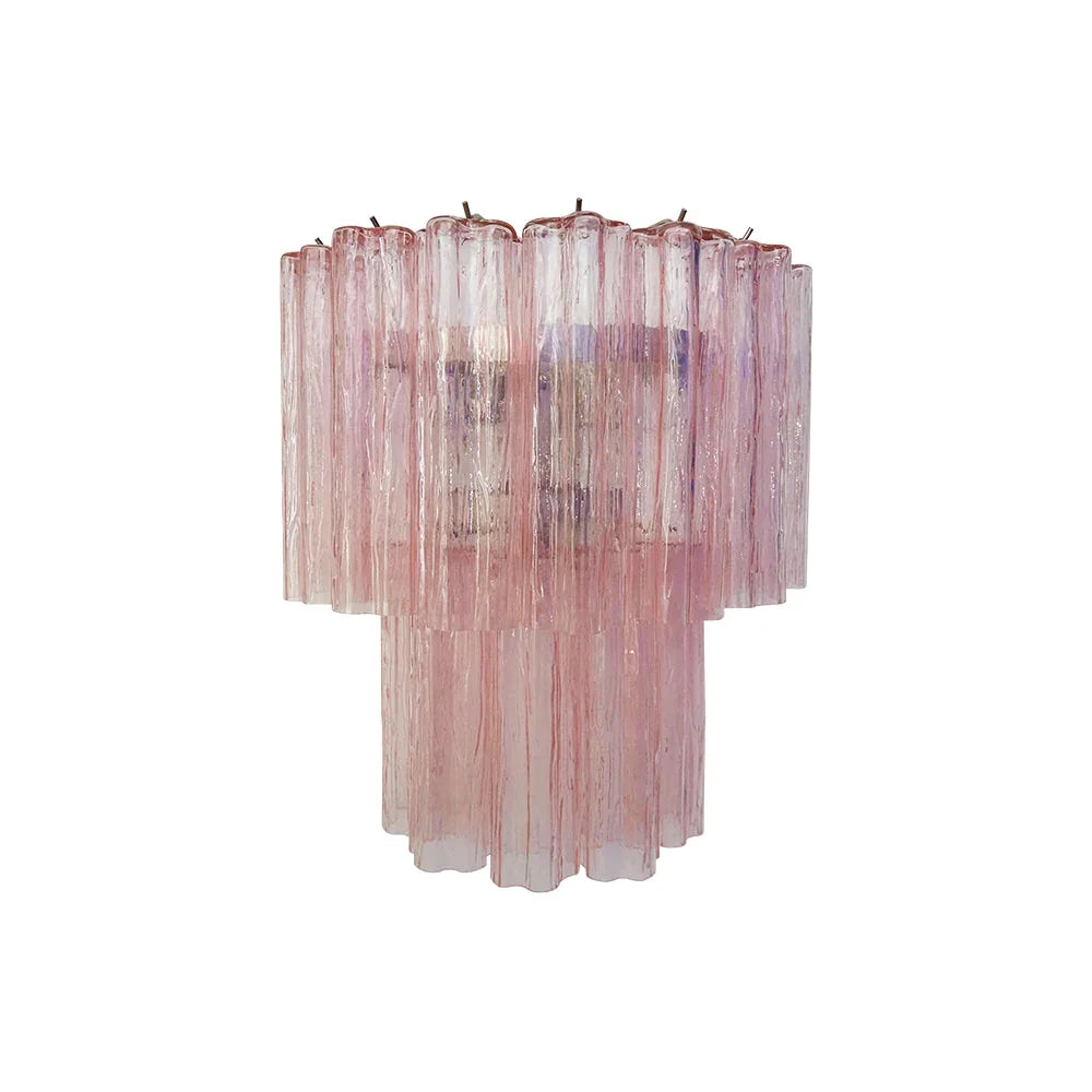 Pink Glass Wall Sconces | Metavaya