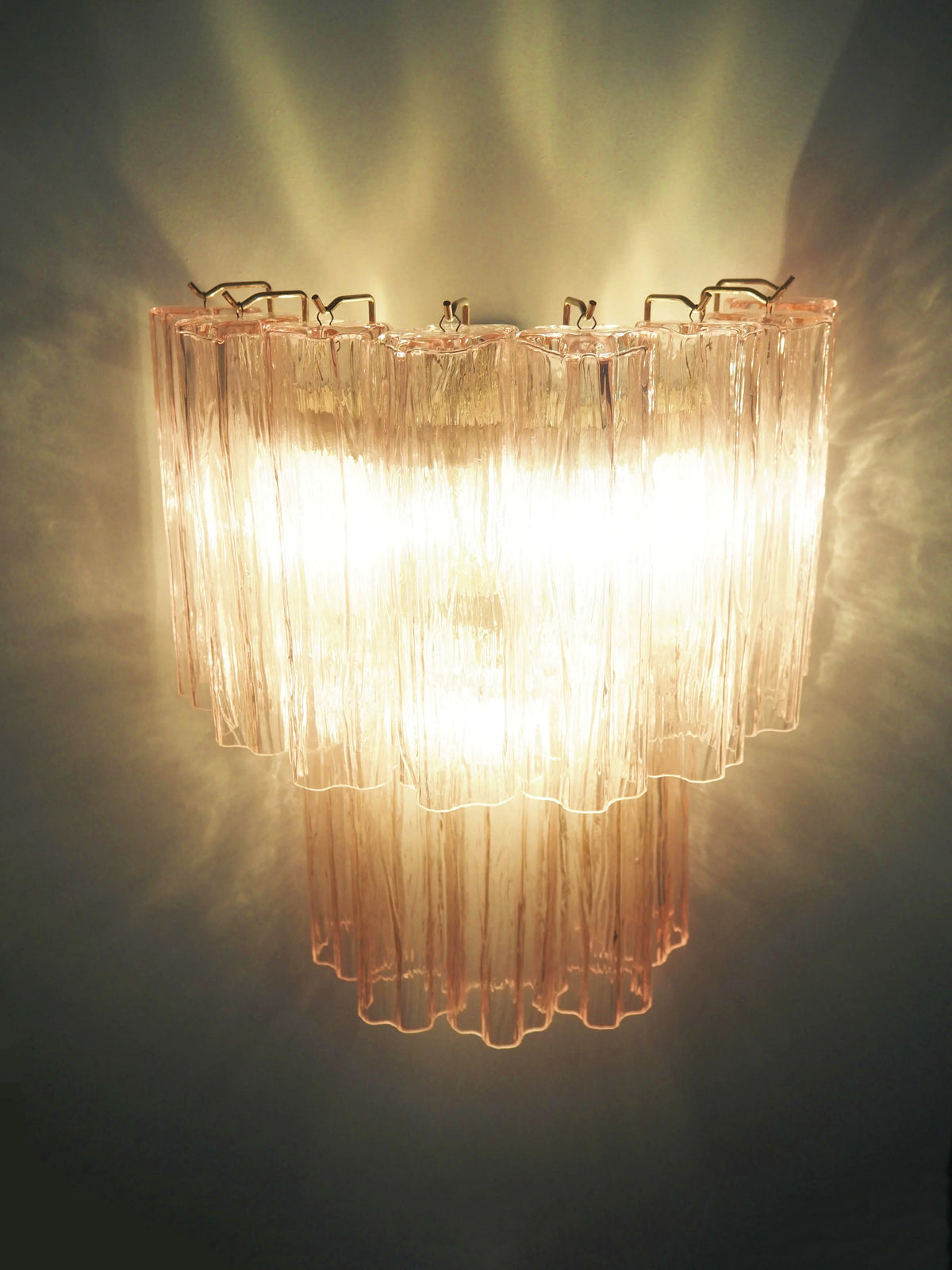 Pink Glass Wall Sconces - view 18 | Metavaya