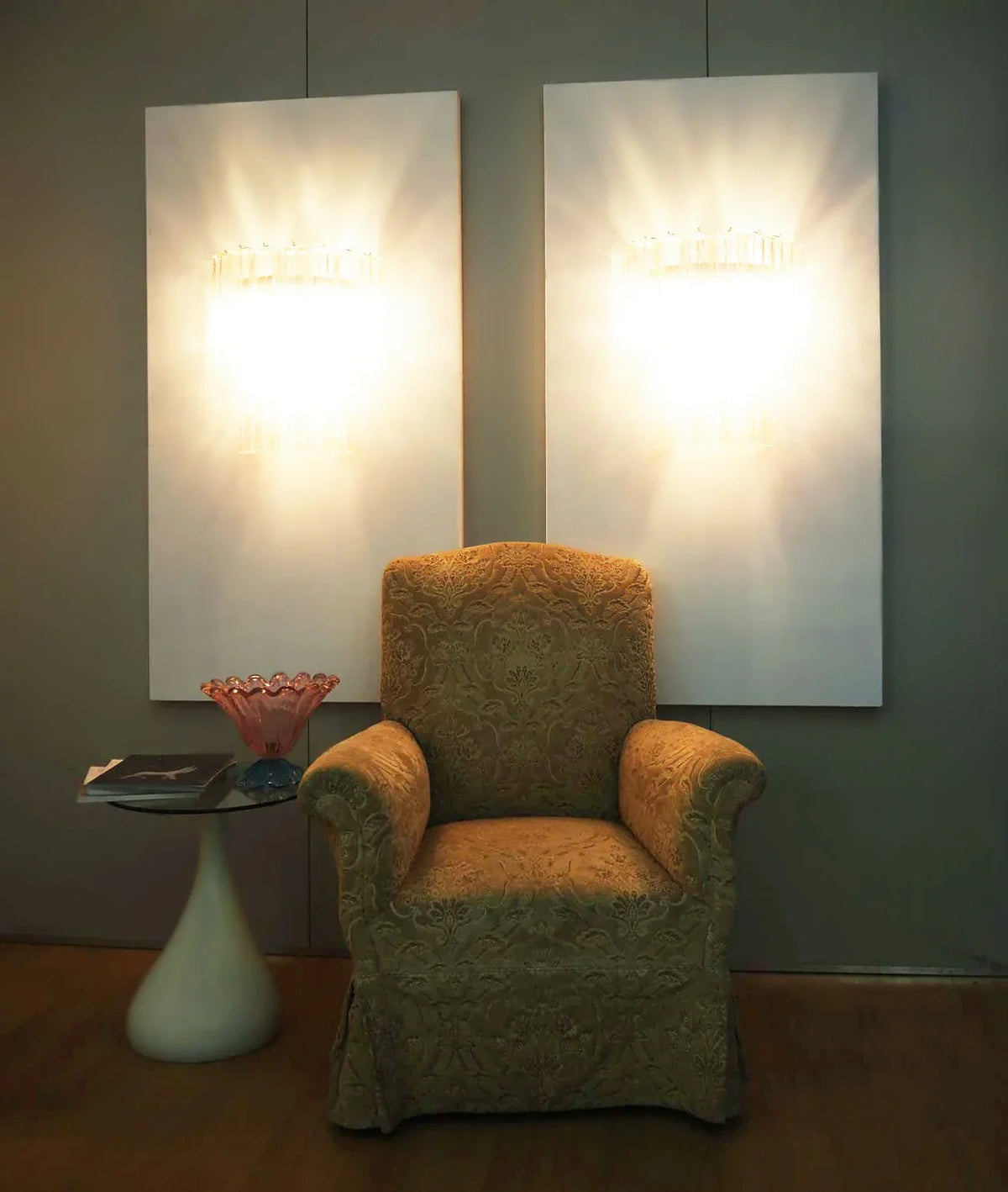 Pink Glass Wall Sconces - view 11 | Metavaya