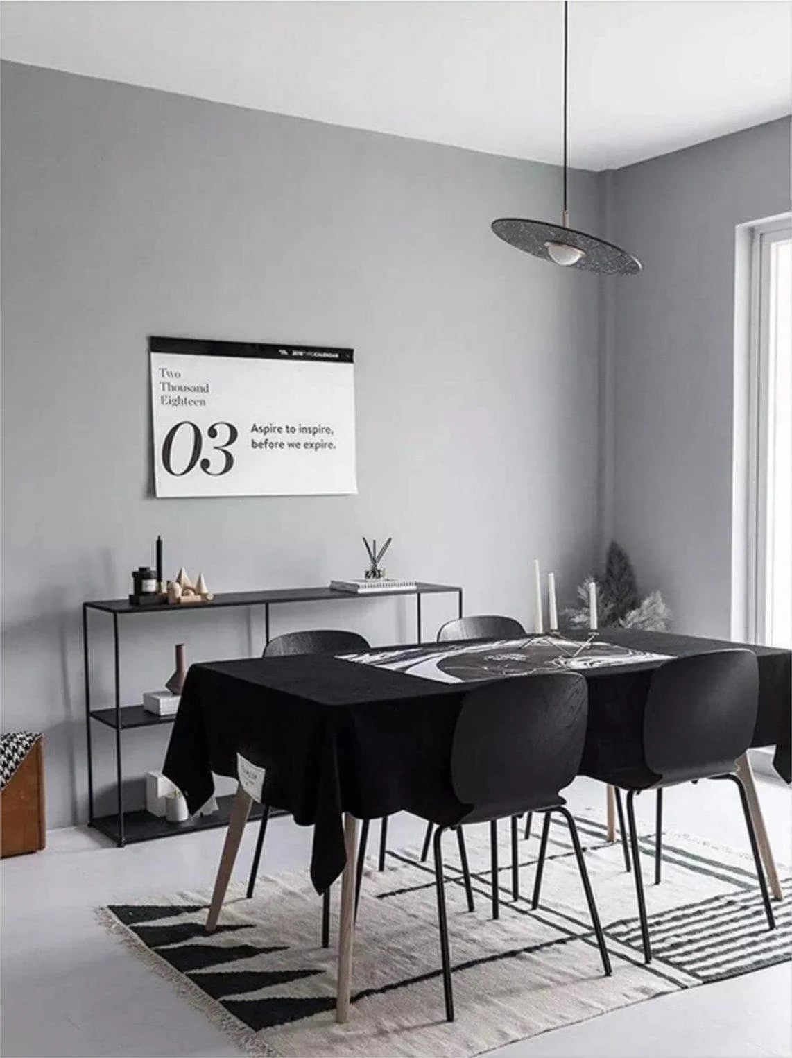 Metavaya Pendant Light Conical Concrete Pendant Light