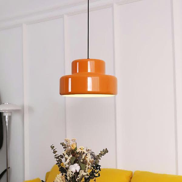 Metavaya Pendant Lamp Dia 35cm x H 20cm / ∅ 13.8″ x H 7.9″ / Orange Poker Pendant Lamp 6938617817497 M2023113004-1