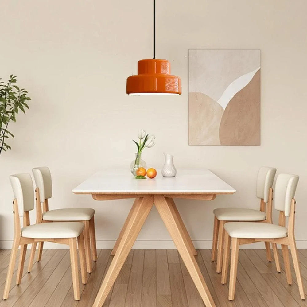 Metavaya Pendant Lamp Dia 35cm x H 20cm / ∅ 13.8″ x H 7.9″ / Orange Poker Pendant Lamp 6938617817497 M2023113004-1