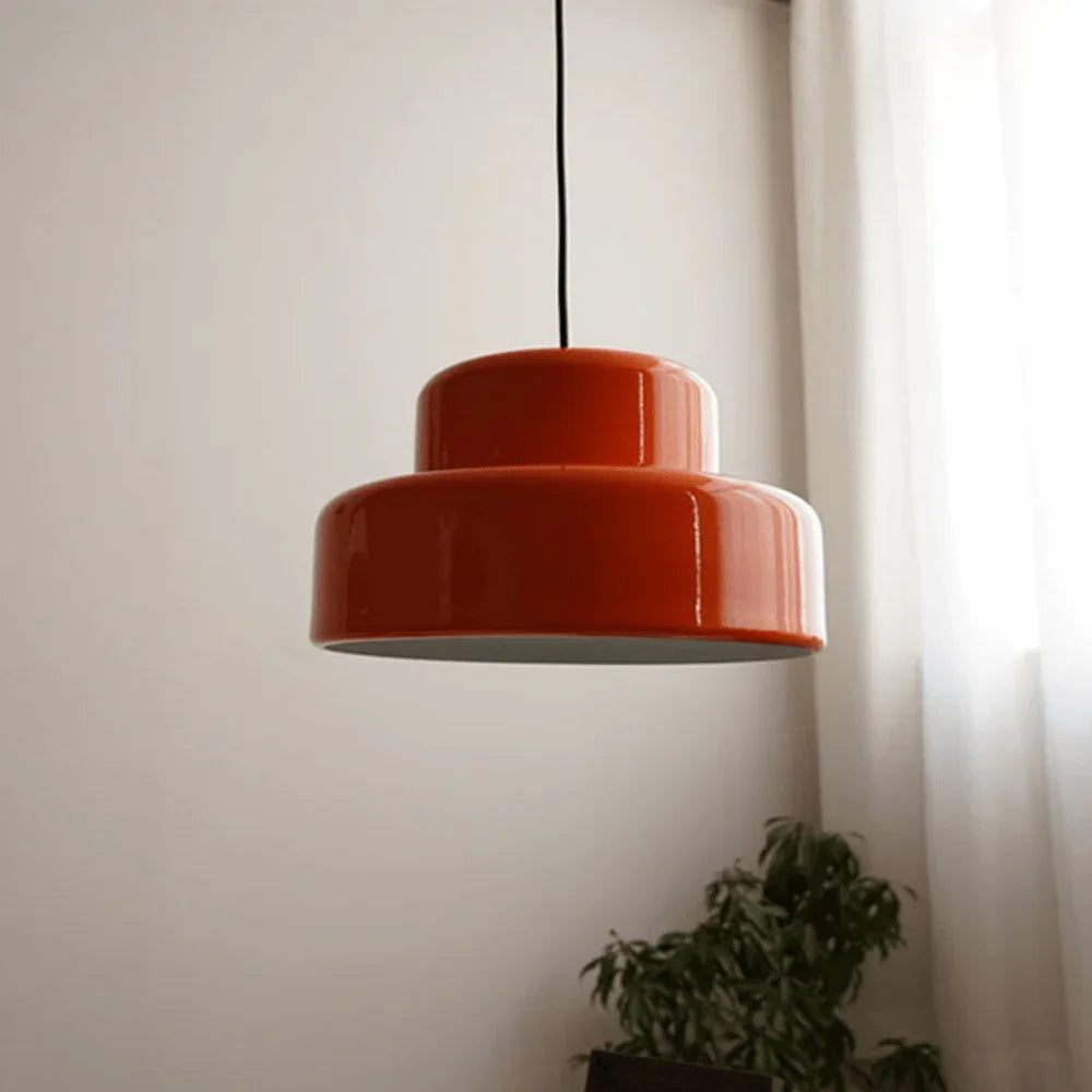 Metavaya Pendant Lamp Dia 35cm x H 20cm / ∅ 13.8″ x H 7.9″ / Orange Poker Pendant Lamp 6938617817497 M2023113004-1
