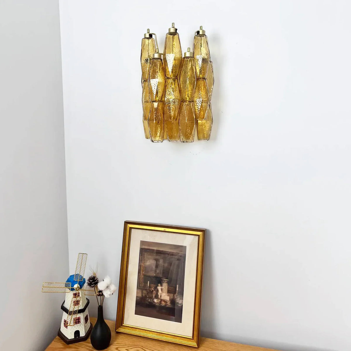 Poliedri Amber Wall Lamp - view 6 | Metavaya