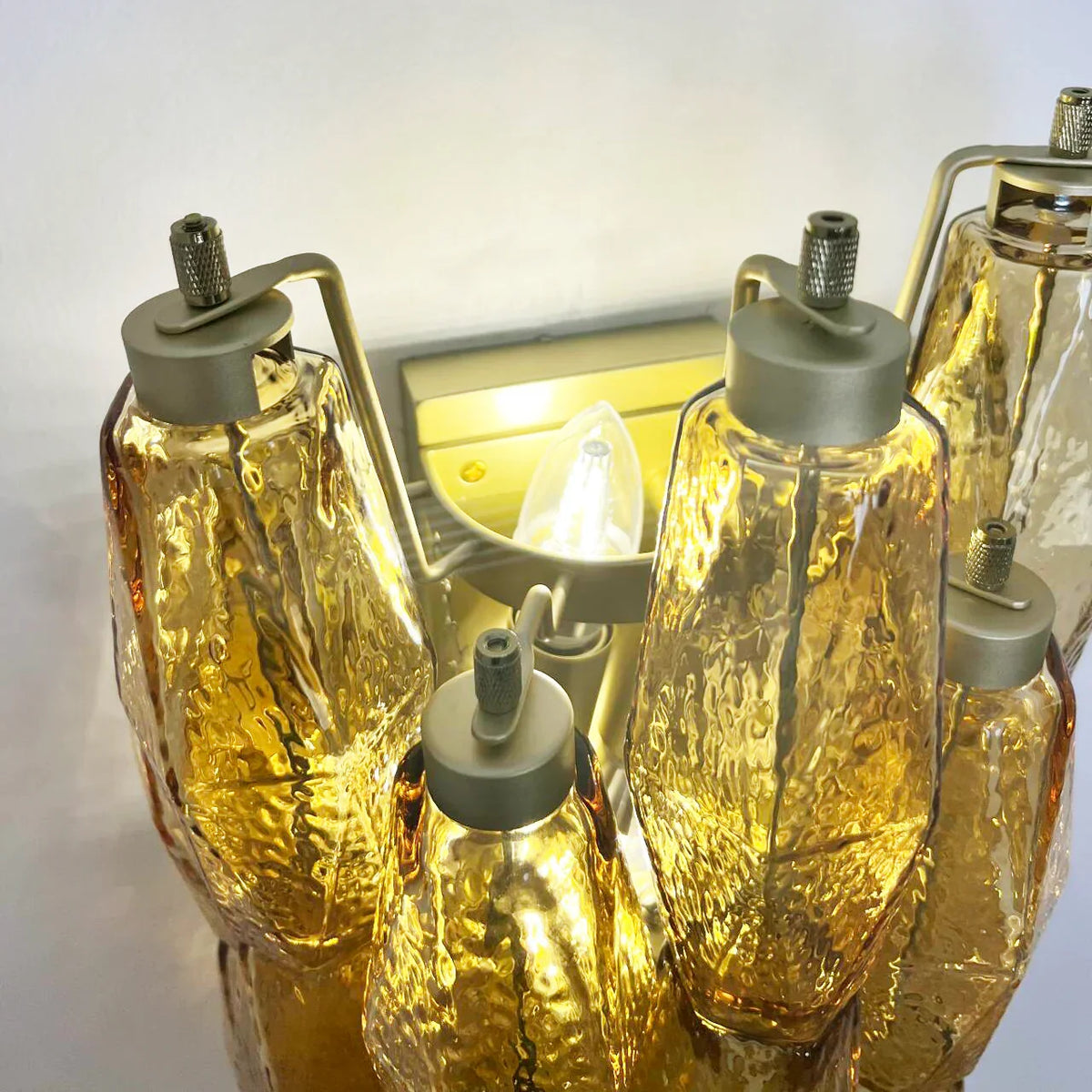 Poliedri Amber Wall Lamp - view 15 | Metavaya