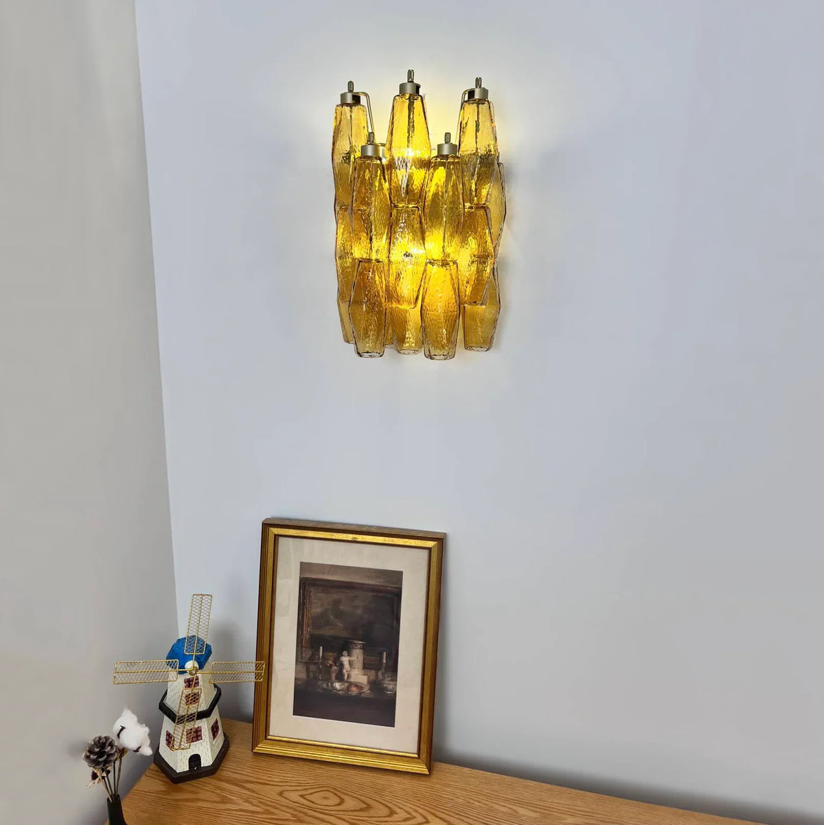 Poliedri Amber Wall Lamp - view 8 | Metavaya