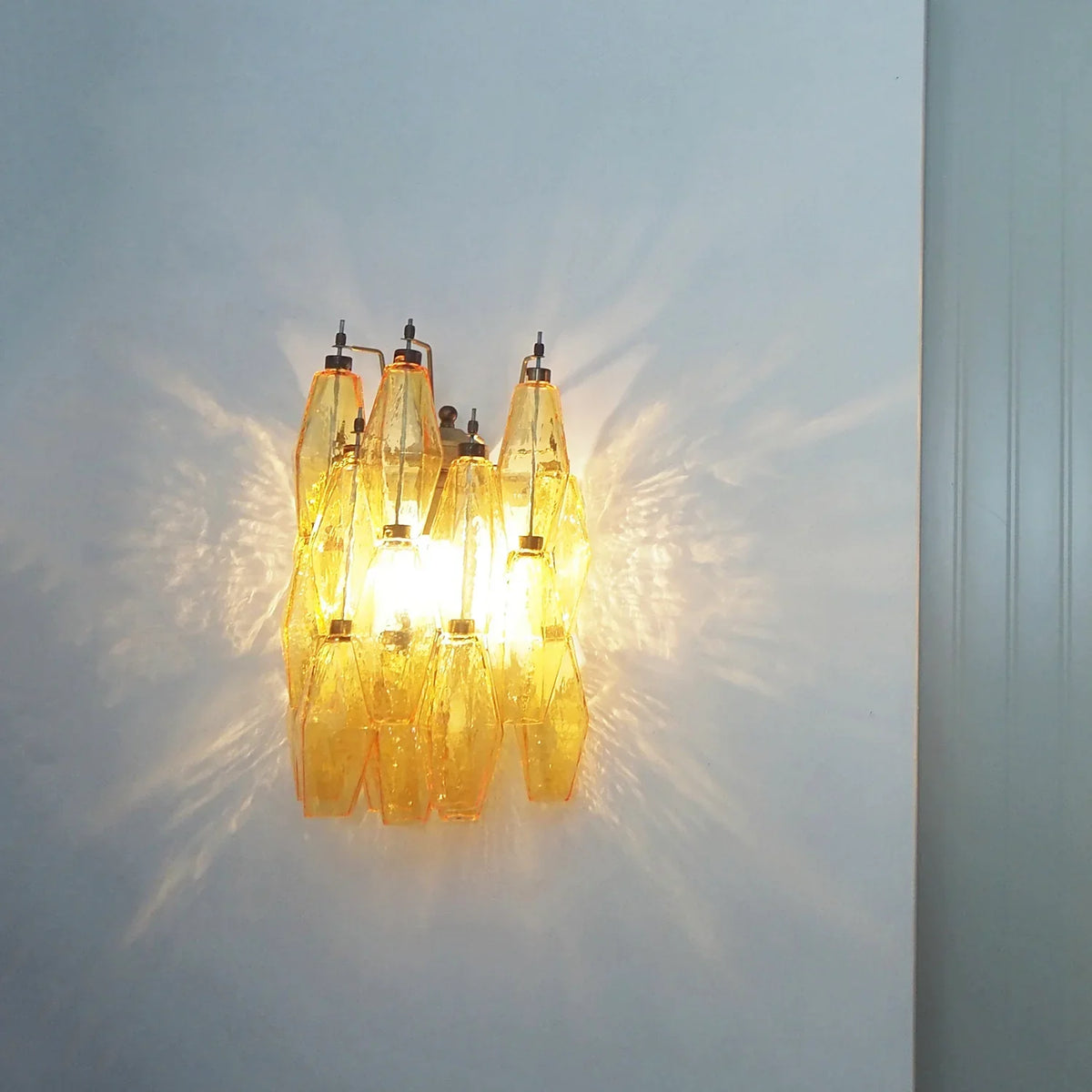 Poliedri Amber Wall Lamp - view 11 | Metavaya