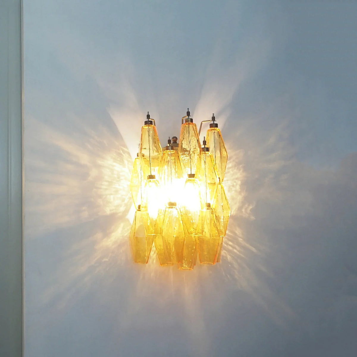 Poliedri Amber Wall Lamp - view 10 | Metavaya