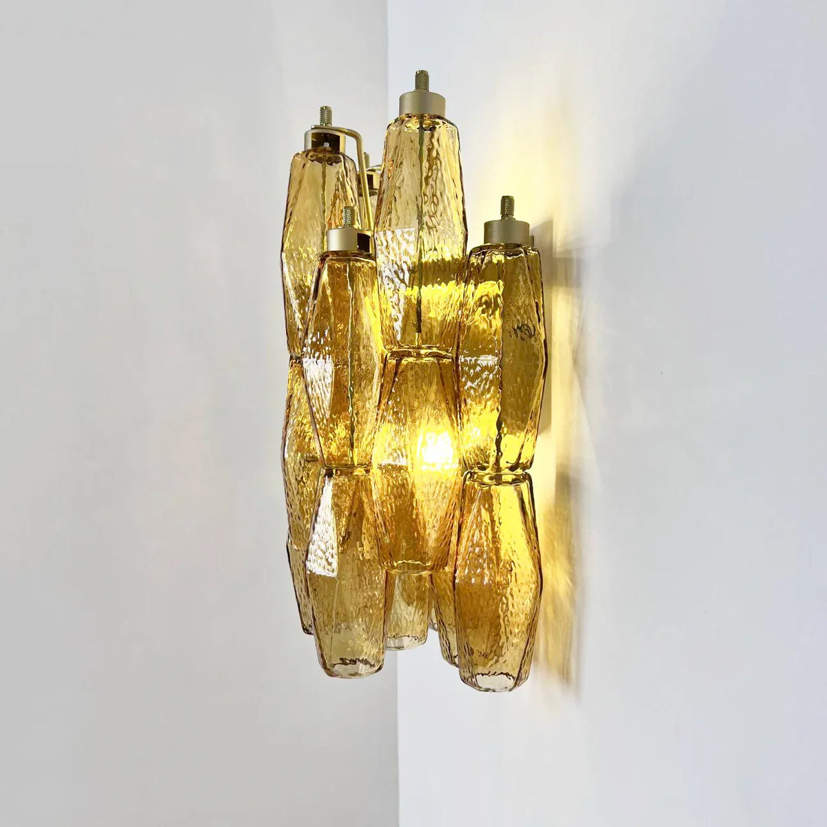 Poliedri Amber Wall Lamp - view 13 | Metavaya