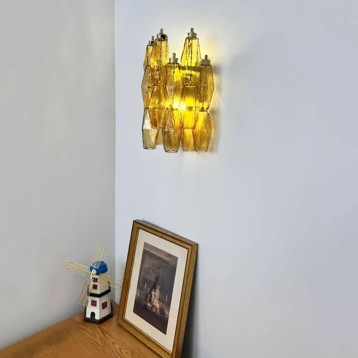 Poliedri Amber Wall Lamp - view 9 | Metavaya