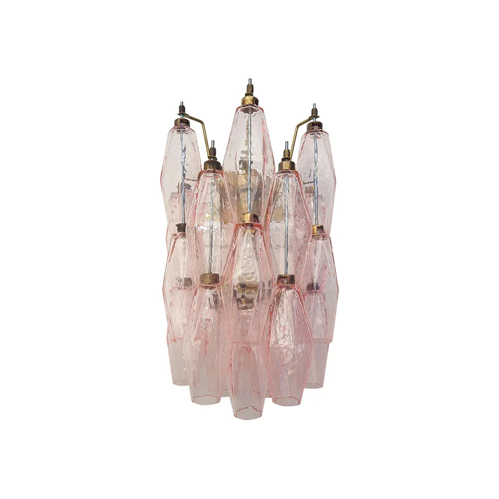 Poliedri Pink Wall Lamp - view 15 | Metavaya