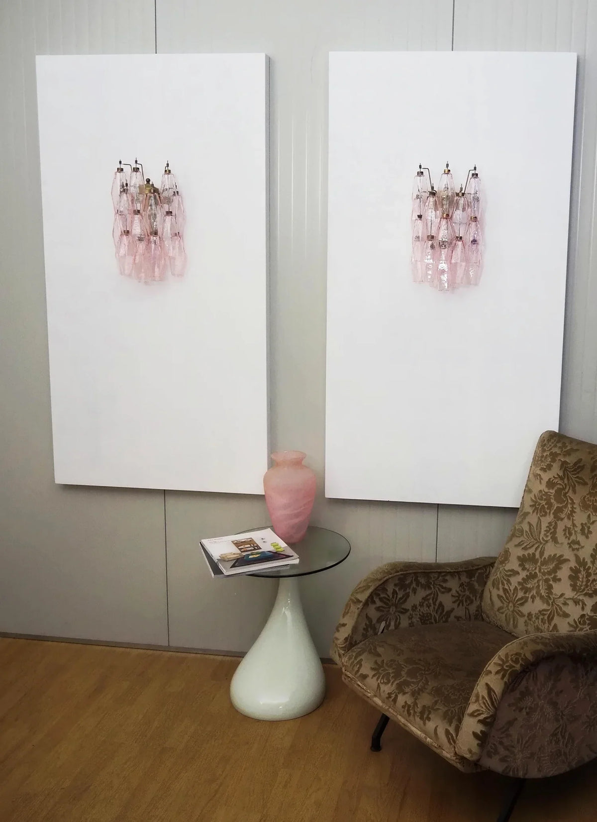Poliedri Pink Wall Lamp - view 6 | Metavaya