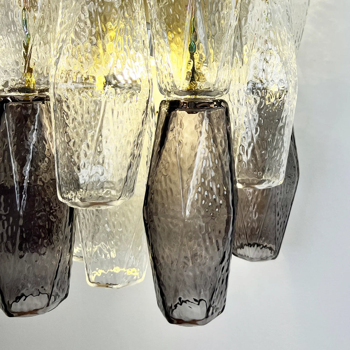 Poliedri Smoked Transparent Wall Lamp - view 12 | Metavaya