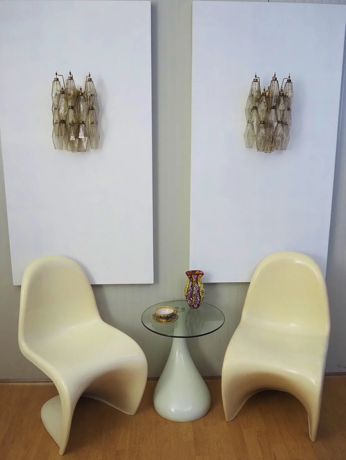 Poliedri Smoked Wall Lamp - view 5 | Metavaya