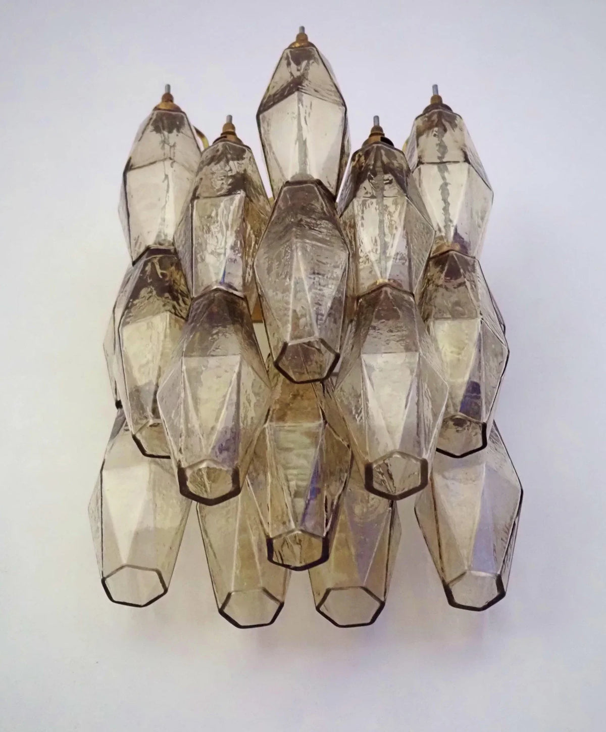 Poliedri Smoked Wall Lamp - view 11 | Metavaya