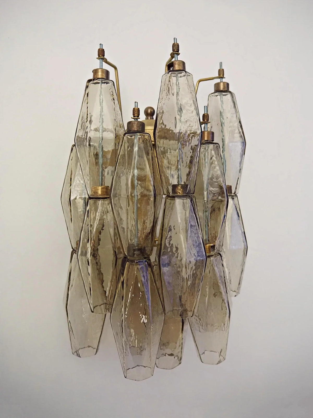 Poliedri Smoked Wall Lamp - view 9 | Metavaya
