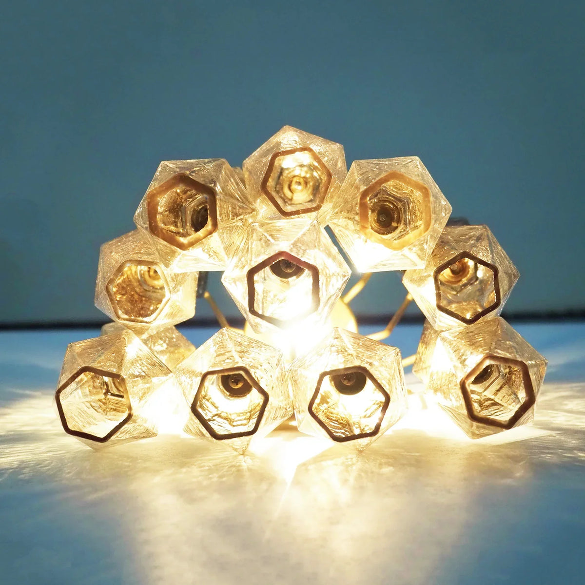 Poliedri Smoked Wall Lamp - view 12 | Metavaya