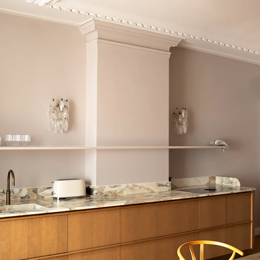 Poliedri Transparent Wall Lamp - view 6 | Metavaya