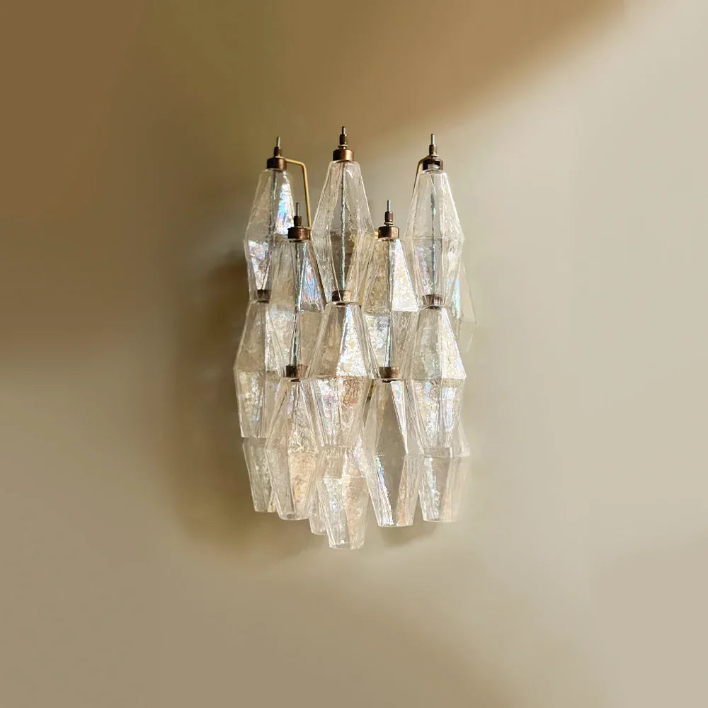 Poliedri Transparent Wall Lamp - view 12 | Metavaya