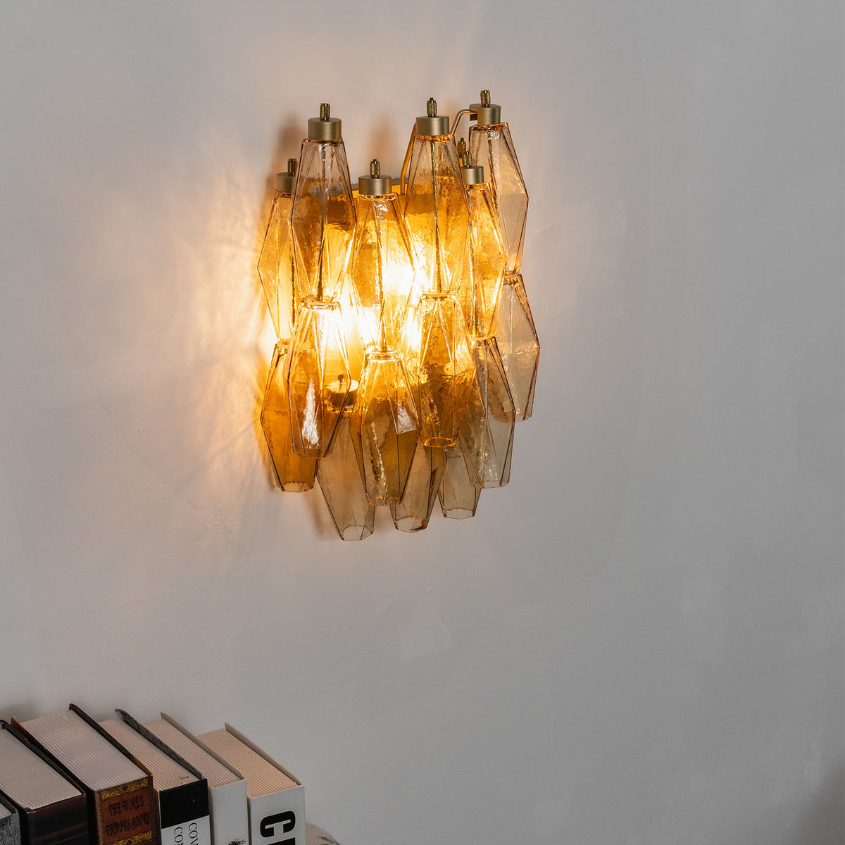 Poliedri Amber Wall Lamp - view 18 | Metavaya