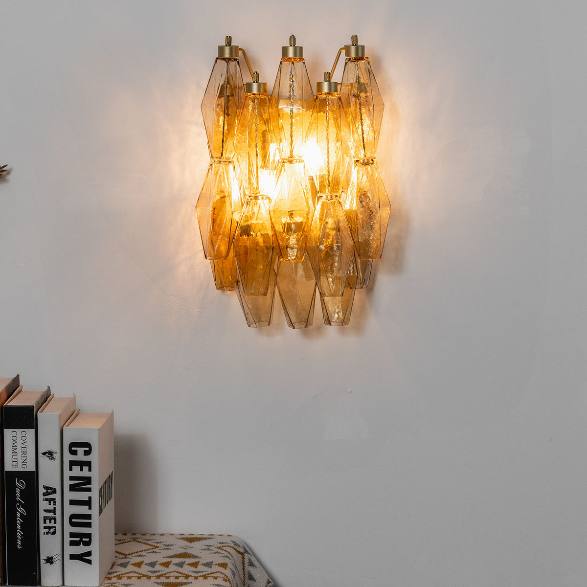 Poliedri Amber Wall Lamp - view 19 | Metavaya