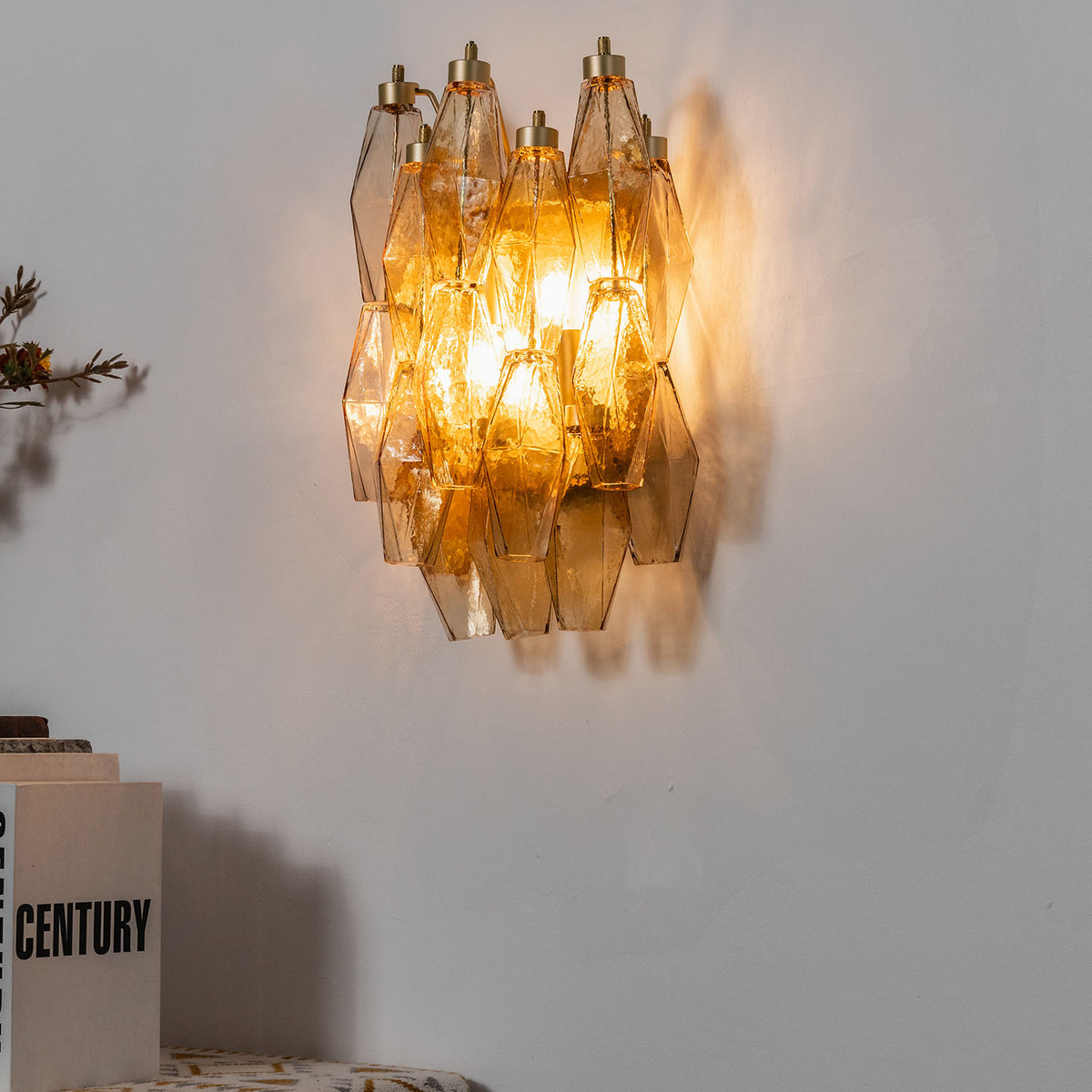 Poliedri Amber Wall Lamp - view 20 | Metavaya