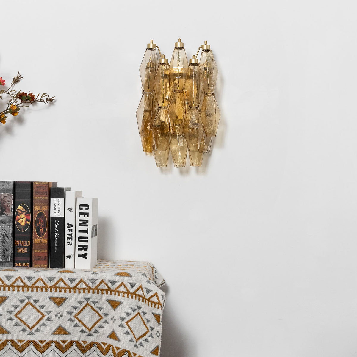 Poliedri Amber Wall Lamp - view 23 | Metavaya