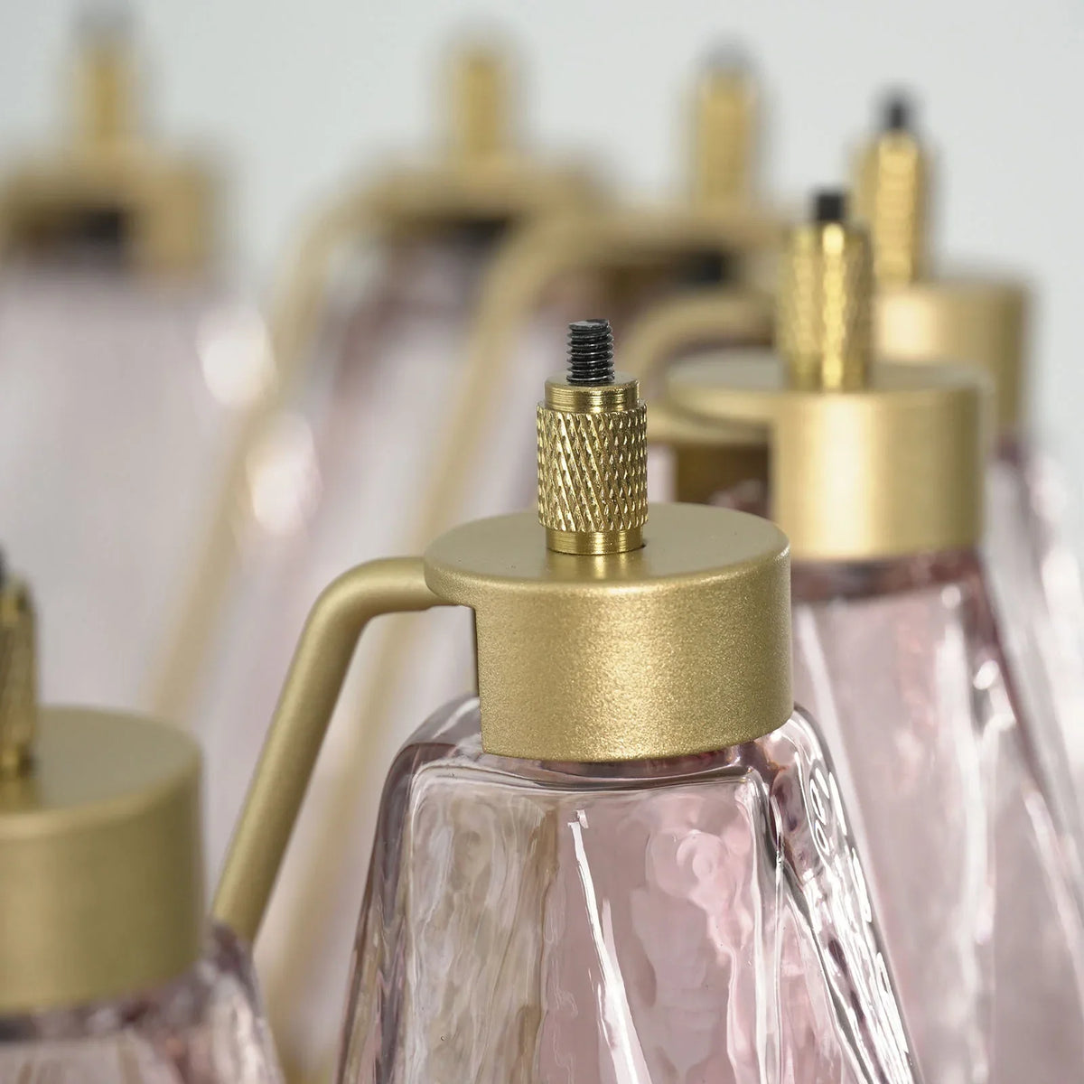 Poliedri Pink Chandelier - view 14 | Metavaya