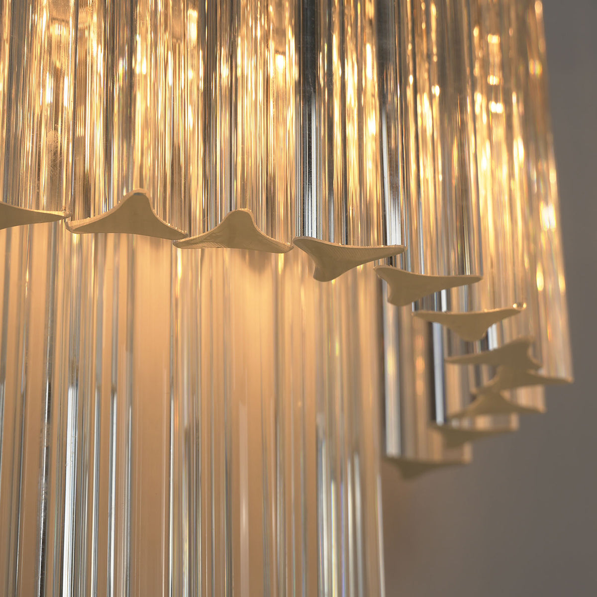 Prismari Tiered Glass Wall Sconce - view 19 | Metavaya