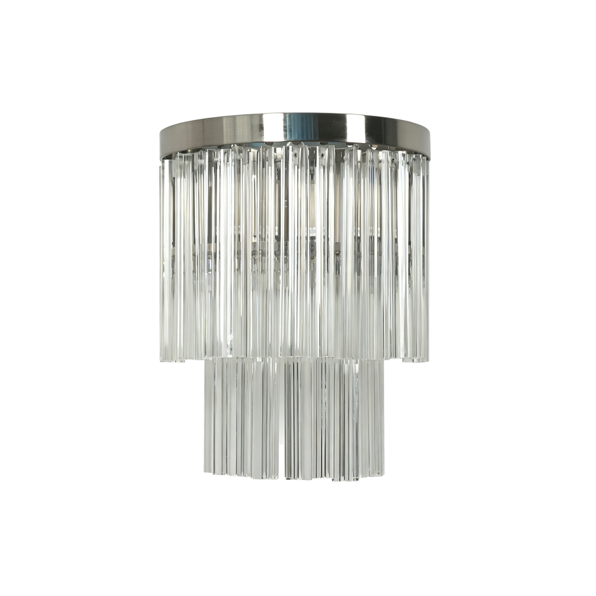 Prismari Tiered Glass Wall Sconce | Metavaya
