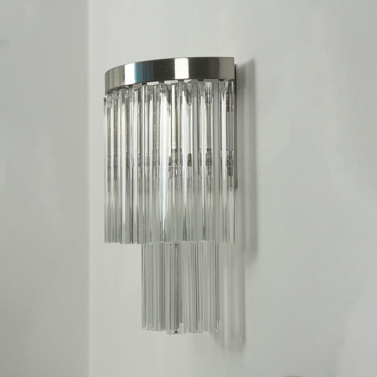 Prismari Tiered Glass Wall Sconce - view 25 | Metavaya