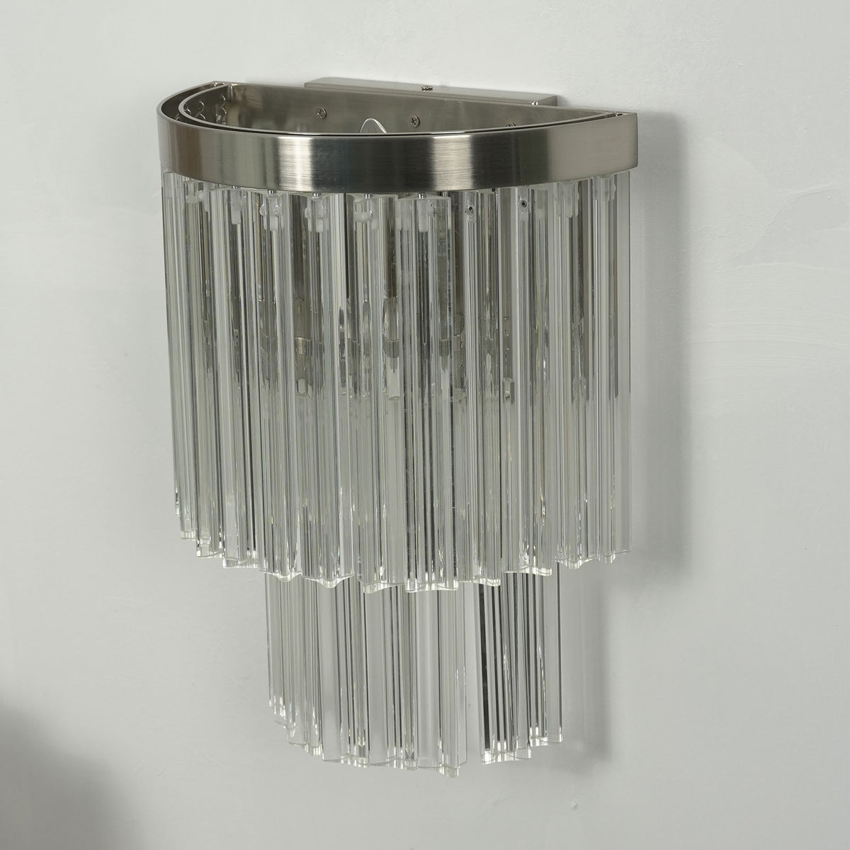 Prismari Tiered Glass Wall Sconce - view 26 | Metavaya