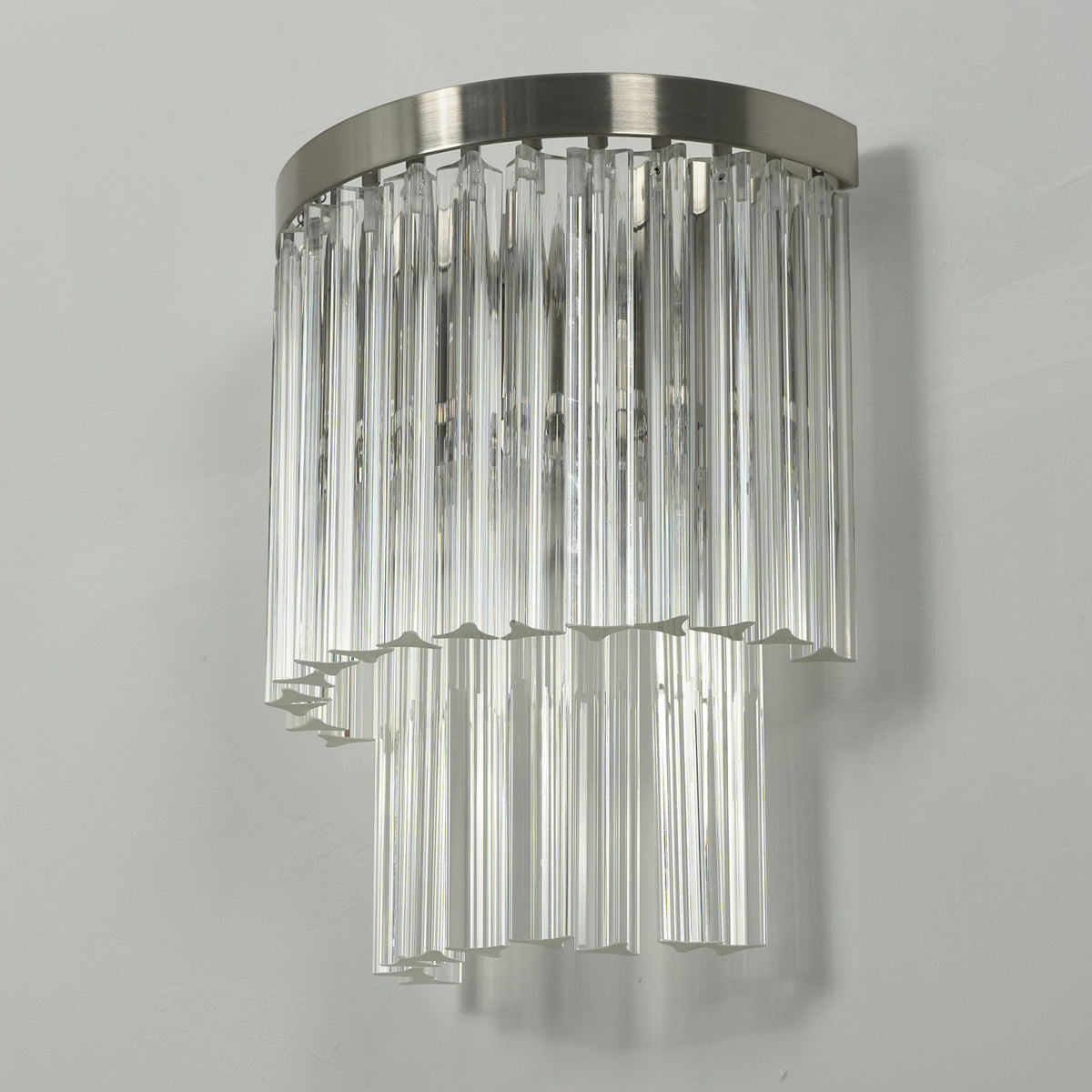 Prismari Tiered Glass Wall Sconce - view 27 | Metavaya