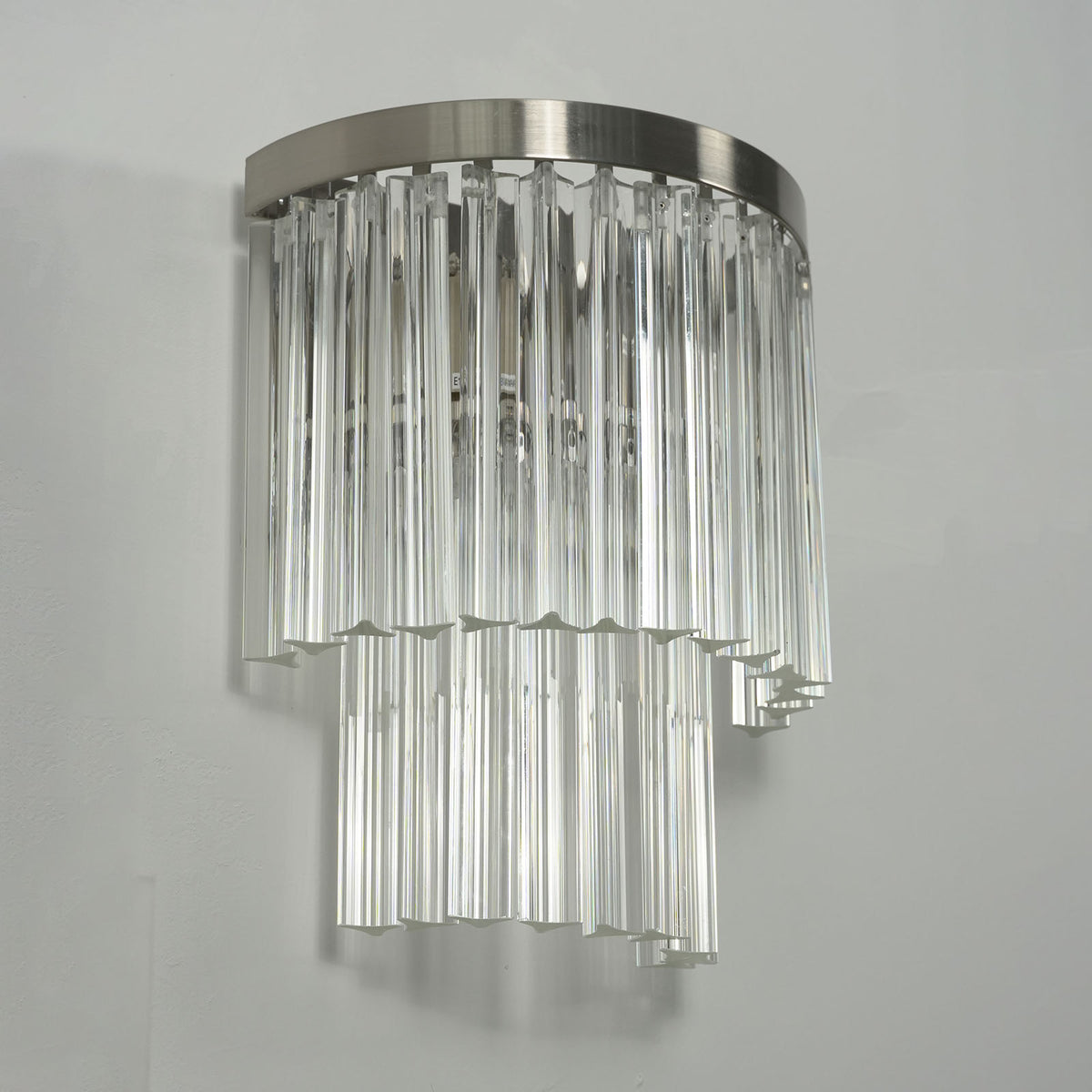 Prismari Tiered Glass Wall Sconce - view 28 | Metavaya