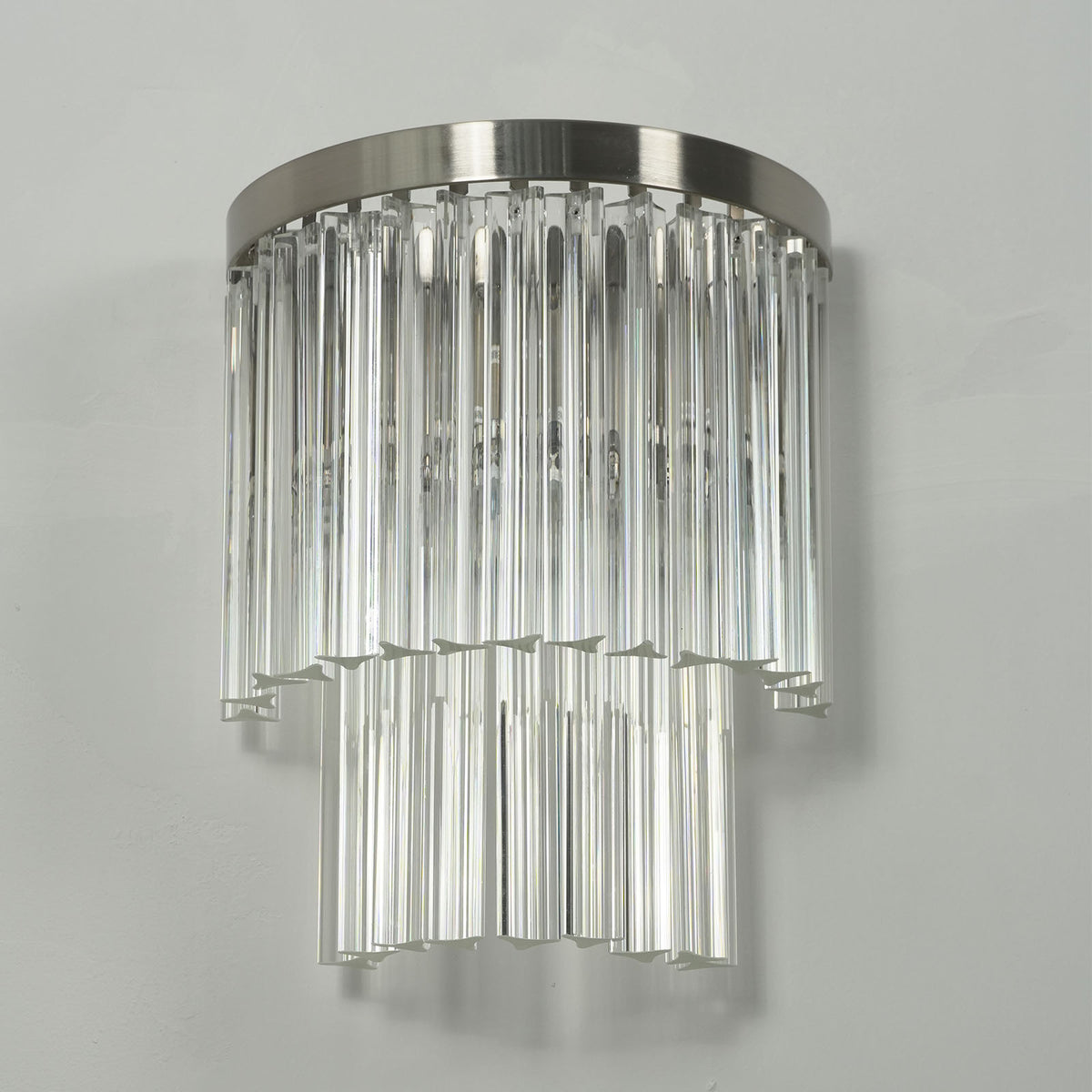 Prismari Tiered Glass Wall Sconce - view 30 | Metavaya