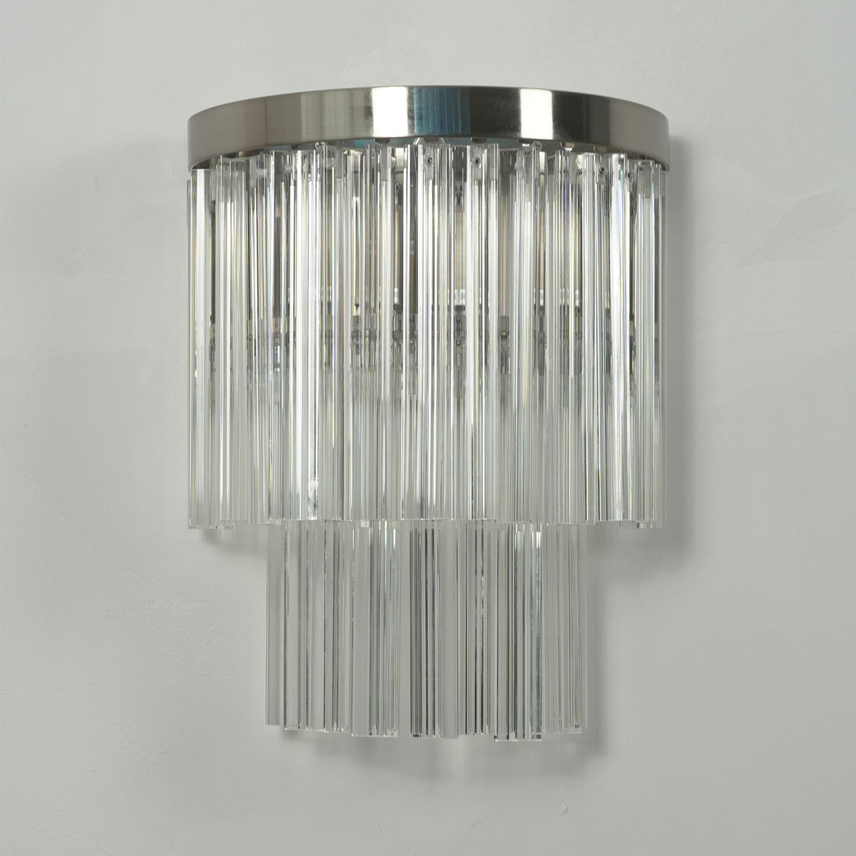 Prismari Tiered Glass Wall Sconce - view 31 | Metavaya