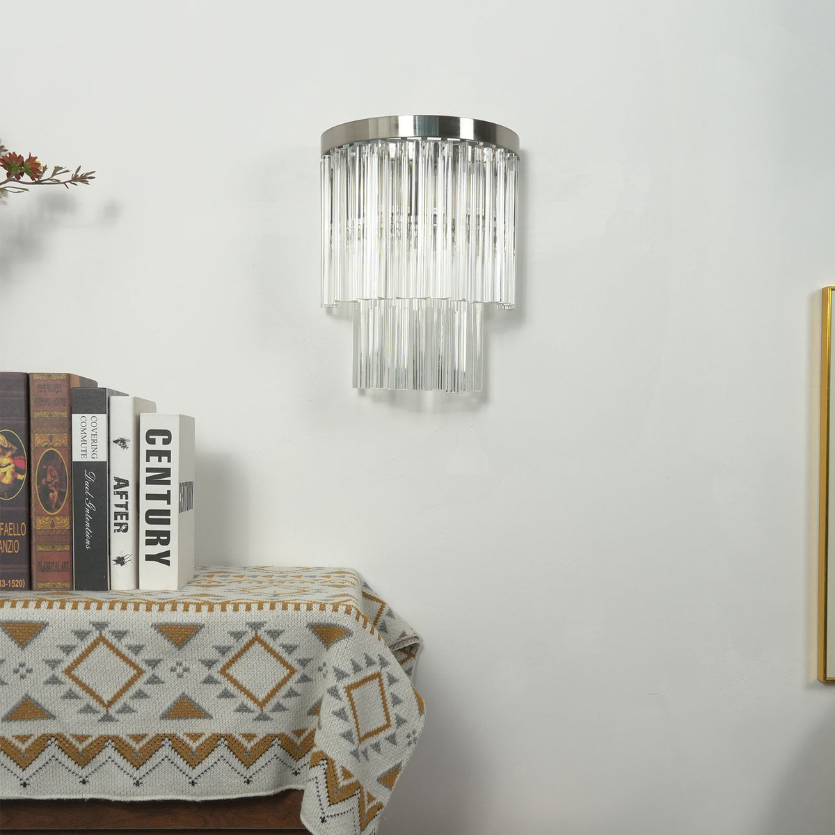 Prismari Tiered Glass Wall Sconce - view 13 | Metavaya